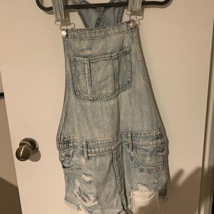 Denim overalls